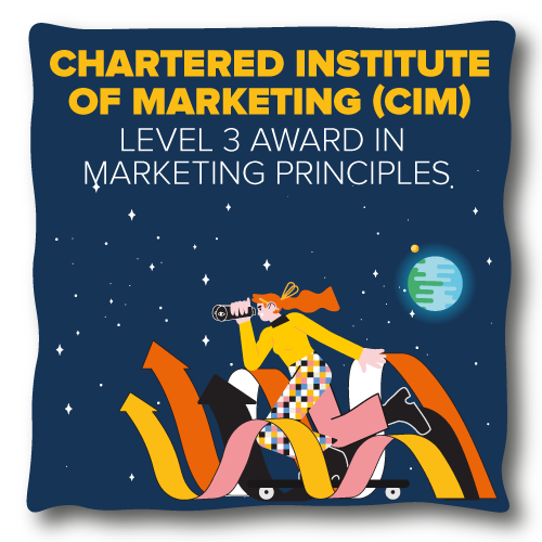 More information on CIM (Chartered Institute of Marketing) level 3 Marketing Principles.